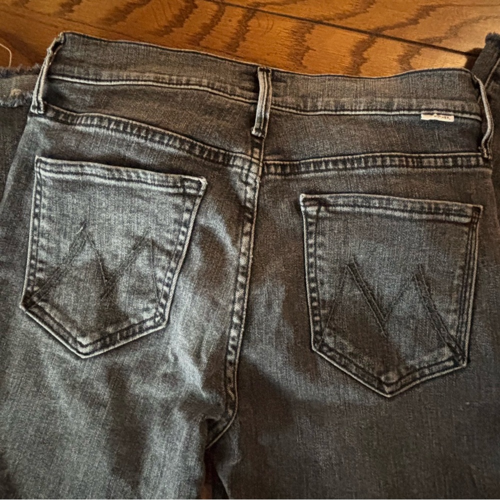 Mother Rascal Ankle Step Fray Jeans